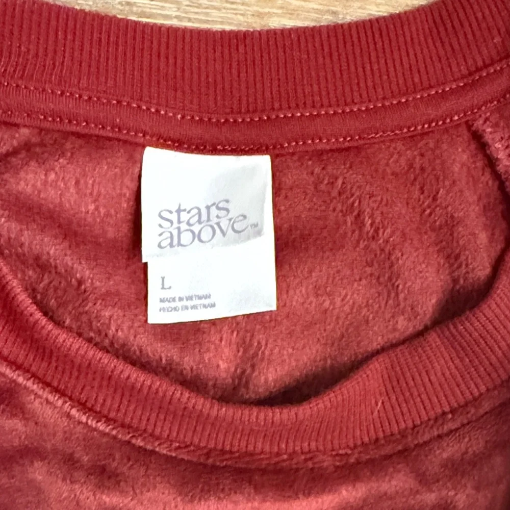 Stars Above Red Velour Lounge Set - Picture 3 of 5